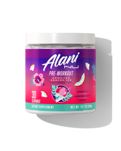 Alani Nu Featured pre-workout - hawaiian shaved ice