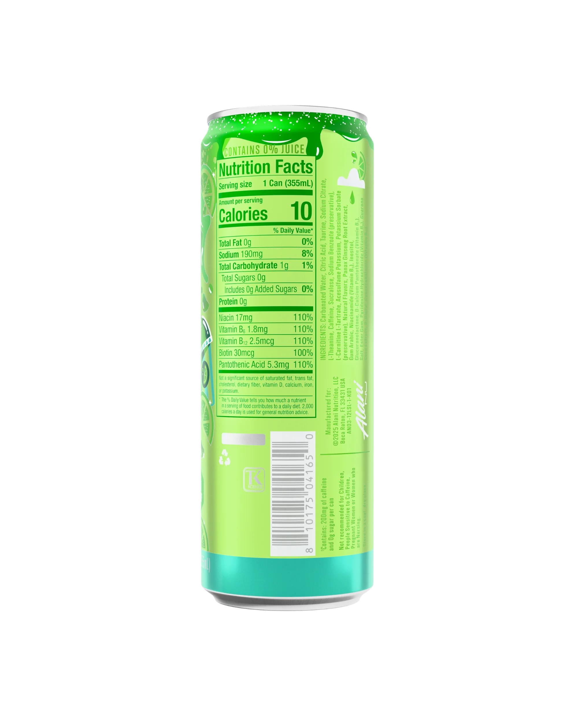 Alani Nu Featured Energy Drink - Lime Slush - Image 5