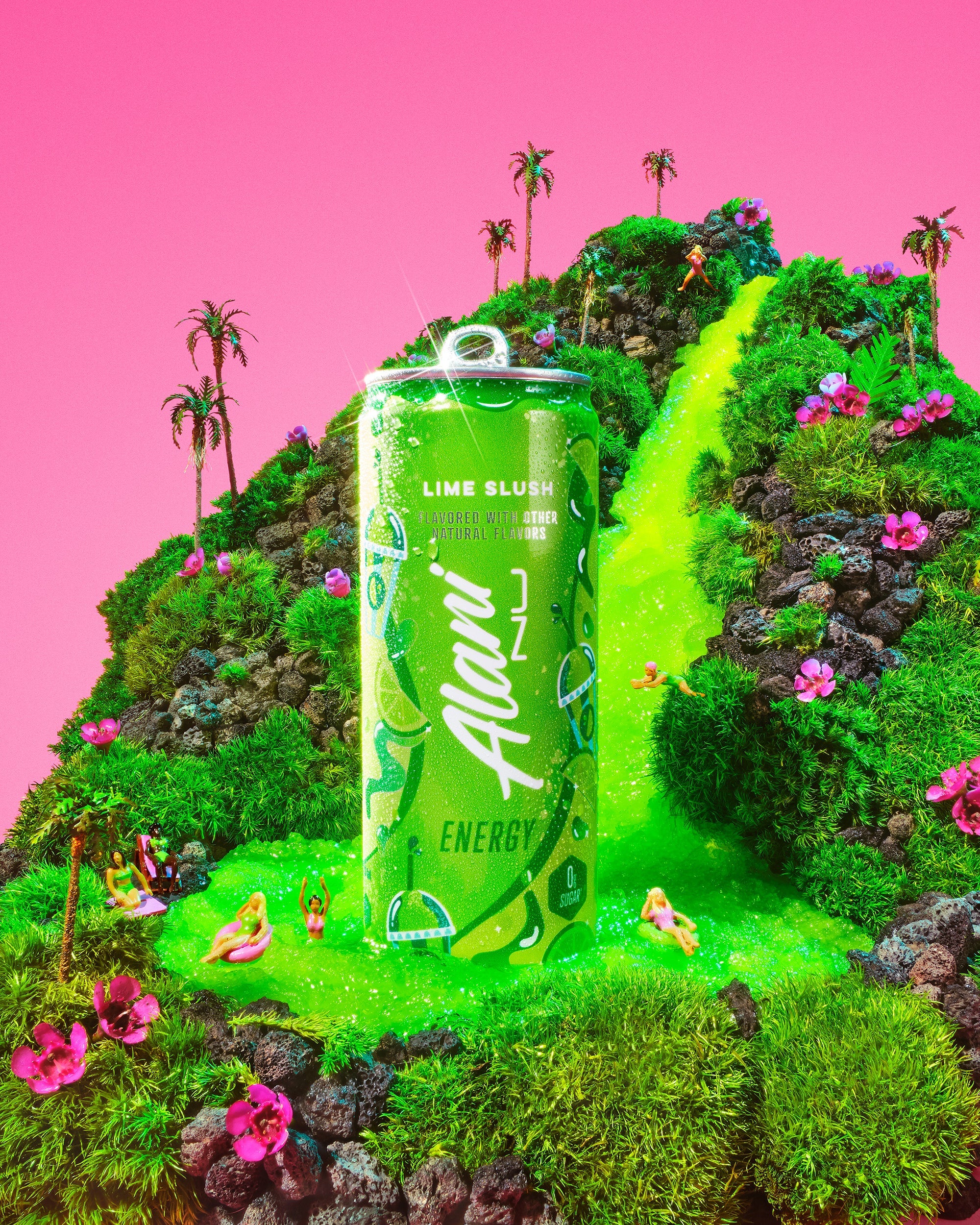 Alani Nu Featured Energy Drink - Lime Slush - Image 3