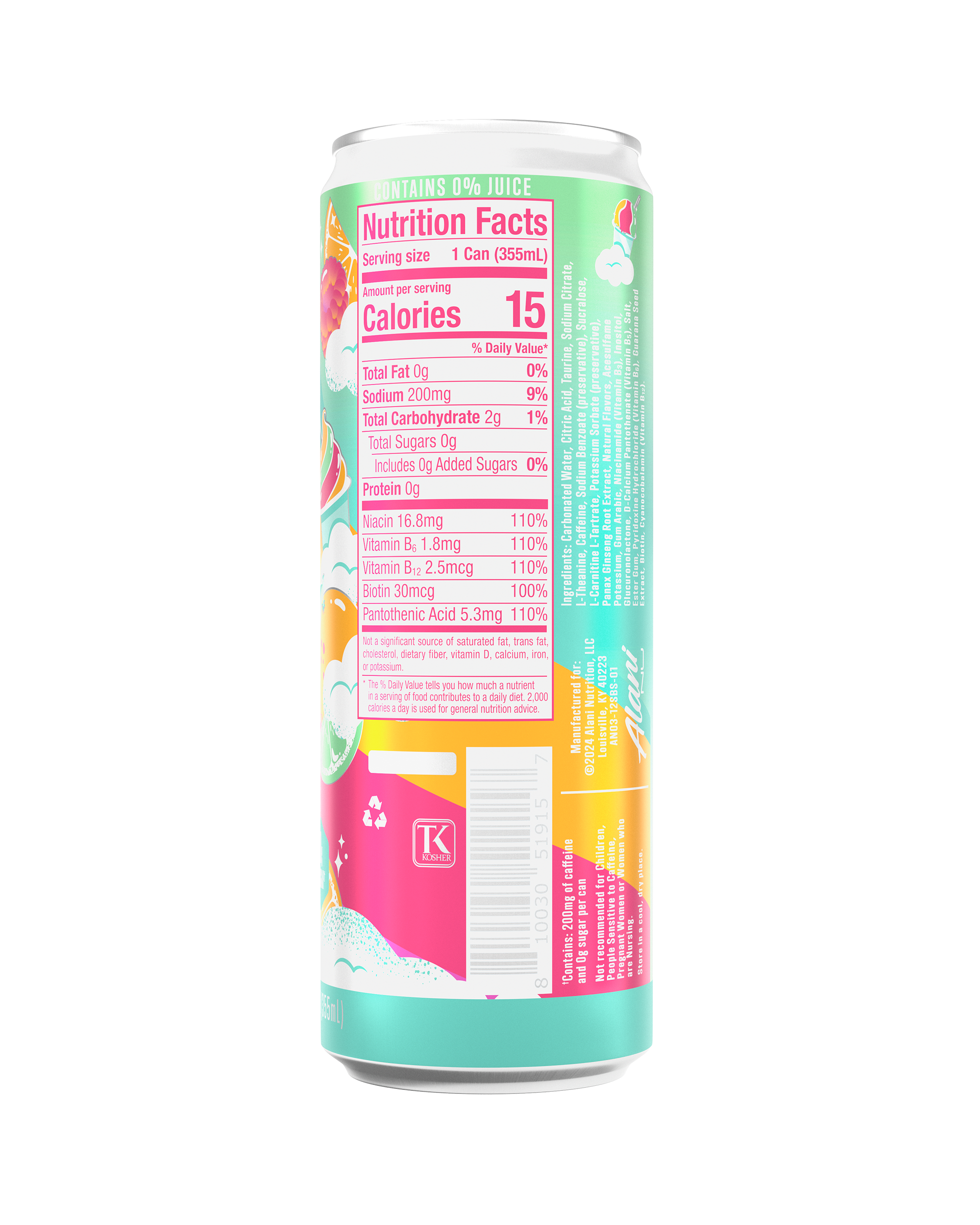 Alani Nu Featured energy drink - sherbet swirl - Image 3